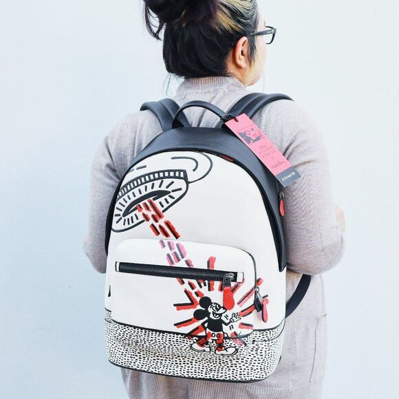 NWT Coach Limited Edition UFO STRIKE MICKEY Full Size Backpack C6859 main image 10
